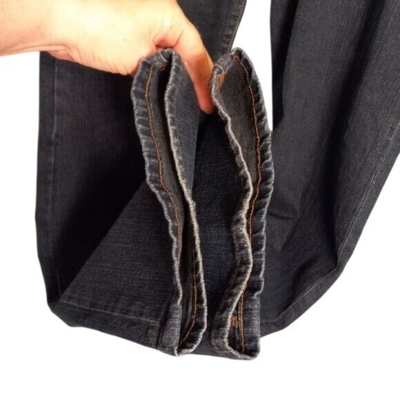 Chaps Size 12 Madden Straight Womens Jeans Dark Wash Denim - Picture 5 of 11